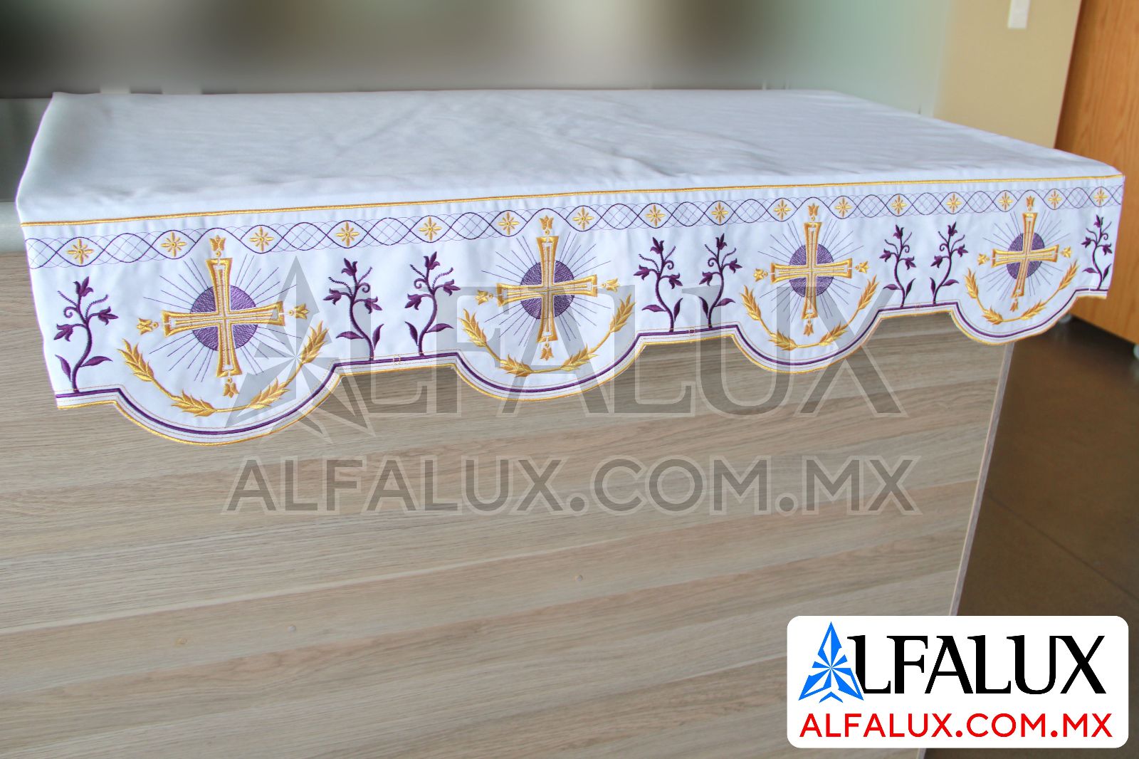 MANTEL Jardin Radiante Blanco Morado a (4)